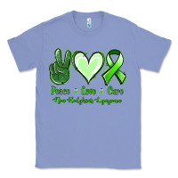Colony Blue Peace Love Cure Non Hodgkins Lympoma Classic Tee - Jasminsmagicworld
