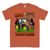 Copper just a boy who loves tractors Classic Tee - BarkalooDesign