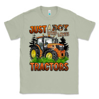 Matcha just a boy who loves tractors Classic Tee - BarkalooDesign