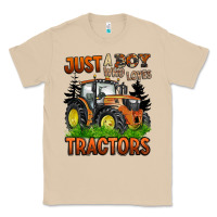 Mushroom just a boy who loves tractors Classic Tee - BarkalooDesign