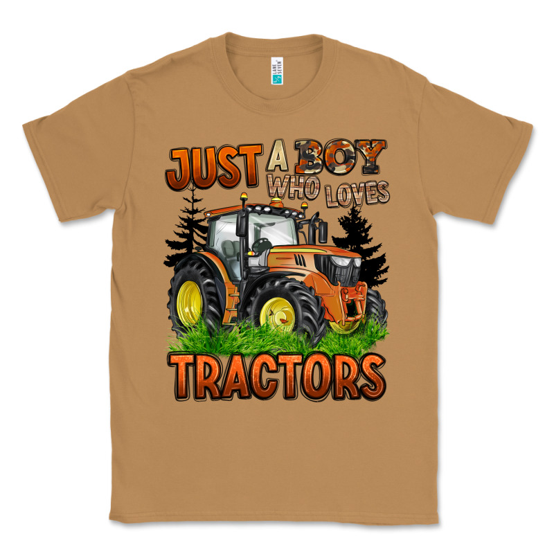 Just A Boy Who Loves Tractors Classic Tee by BarkalooDesign | Teevron