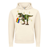 Vintage Artic lgbtq+  t rex Vintage Hoodie - Artiststas