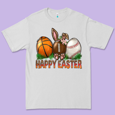 Happy Easter Sports Premium Tee Designed By Bundleandbundleshop