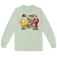 Matcha all i need is beer king cake crawfish Long Sleeve Tee - SublimationCraftShop