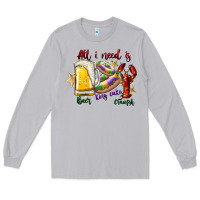 Moon Dust all i need is beer king cake crawfish Long Sleeve Tee - SublimationCraftShop