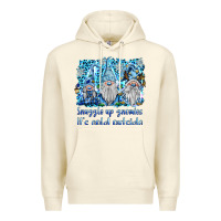 Sandshell snuggle up gnomies it's coll outside Premium Hoodie - BarkalooDesign