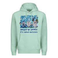 Seafoam snuggle up gnomies it's coll outside Premium Hoodie - BarkalooDesign