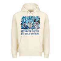 Tofu snuggle up gnomies it's coll outside Premium Hoodie - BarkalooDesign