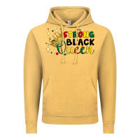 Vintage Mustard strong black queen Vintage Hoodie - Artiststas