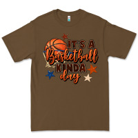 Cacao it's a basketball kinda day Premium Tee - FaDigitalArtStudio