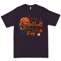 Plum it's a basketball kinda day Premium Tee - FaDigitalArtStudio