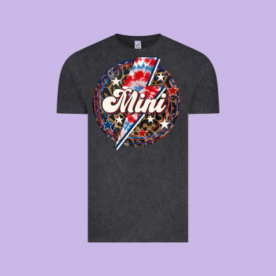 Western Mini  4th Of July Vintage Tee Designed By Lillyallendesigns