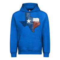 Cobalt Texas Watercolor Map Urban Hoodie - Jasminsmagicworld