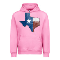 Fuchsia Pink Texas Watercolor Map Urban Hoodie - Jasminsmagicworld