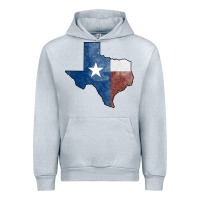 Heather Grey Texas Watercolor Map Urban Hoodie - Jasminsmagicworld