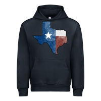 Navy Texas Watercolor Map Urban Hoodie - Jasminsmagicworld