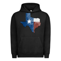 Pigment Black Texas Watercolor Map Urban Hoodie - Jasminsmagicworld