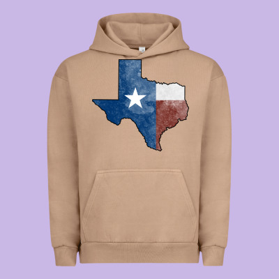 Texas Watercolor Map Urban Hoodie Designed By Jasminsmagicworld