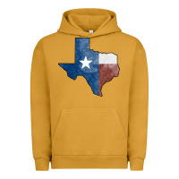 Pigment Peanut Butter Texas Watercolor Map Urban Hoodie - Jasminsmagicworld
