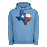 Pigment Pebble Blue Texas Watercolor Map Urban Hoodie - Jasminsmagicworld