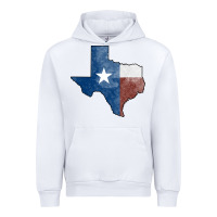White Texas Watercolor Map Urban Hoodie - Jasminsmagicworld