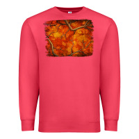 Cardinal orange hunter camouflage pattern brushstroke Premium Sweatshirt - Jasminsmagicworld