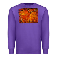 Purple orange hunter camouflage pattern brushstroke Premium Sweatshirt - Jasminsmagicworld