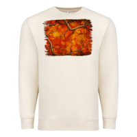 Sandshell orange hunter camouflage pattern brushstroke Premium Sweatshirt - Jasminsmagicworld