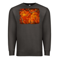 Smoke orange hunter camouflage pattern brushstroke Premium Sweatshirt - Jasminsmagicworld