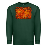 Sports Green orange hunter camouflage pattern brushstroke Premium Sweatshirt - Jasminsmagicworld