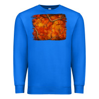 True Royal orange hunter camouflage pattern brushstroke Premium Sweatshirt - Jasminsmagicworld