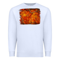 White orange hunter camouflage pattern brushstroke Premium Sweatshirt - Jasminsmagicworld