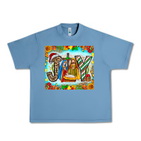 Pebble Blue joy jesus Urban Heavy Tee - CowhideDigitalArt