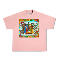 Salmon joy jesus Urban Heavy Tee - CowhideDigitalArt