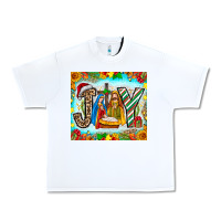 White joy jesus Urban Heavy Tee - CowhideDigitalArt