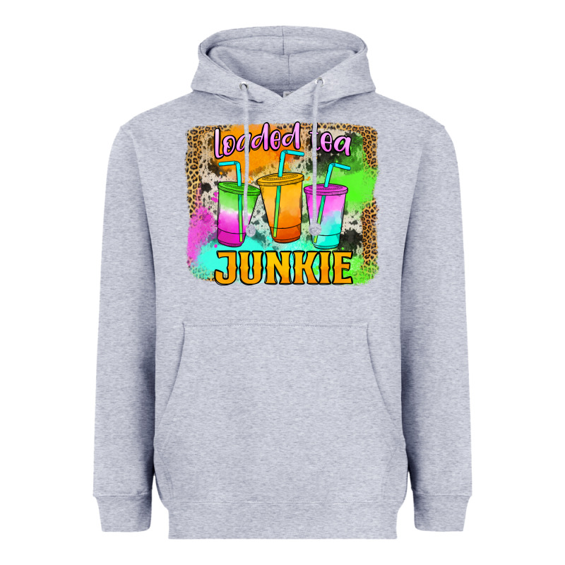 Loaded Tea Junkie Heavyweight Hoodie by Jasminsmagicworld | Teevron