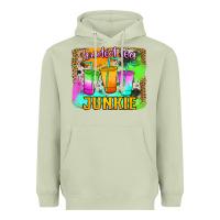 Matcha Loaded Tea Junkie Heavyweight Hoodie - Jasminsmagicworld