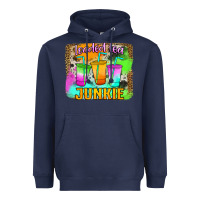 Navy Loaded Tea Junkie Heavyweight Hoodie - Jasminsmagicworld