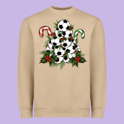 Soccer Tree Christmas Heavyweight Sweatshirt Designed By Ranaportraitstore