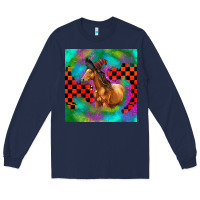 Navy Halloween Quarter Horse Long Sleeve Tee - LillyAllenDesigns