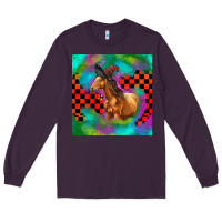 Plum Halloween Quarter Horse Long Sleeve Tee - LillyAllenDesigns