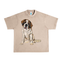 French Oak saint bernard Urban Heavy Tee - RanaPortraitStore