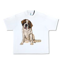 White saint bernard Urban Heavy Tee - RanaPortraitStore