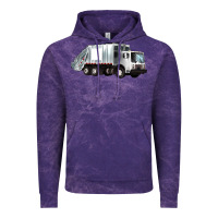 Cloud Purple garbage truck Vintage Hoodie - Artiststas