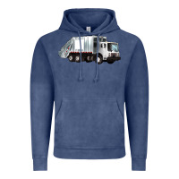 Vintage Denim garbage truck Vintage Hoodie - Artiststas