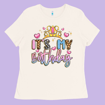Its My Birthday La Ladies Tee Designed By Lillyallendesigns