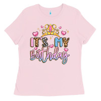 Bubblegum Pink its my birthday la Ladies Tee - LillyAllenDesigns