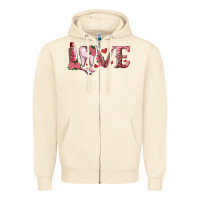 Sandshell Valentines day dental love Zipper Hoodie - RanaPortraitStore