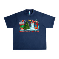 Navy Jingle All The Way Urban Heavy Tee - CowhideDigitalArt