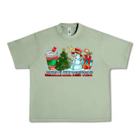Oil Green Jingle All The Way Urban Heavy Tee - CowhideDigitalArt